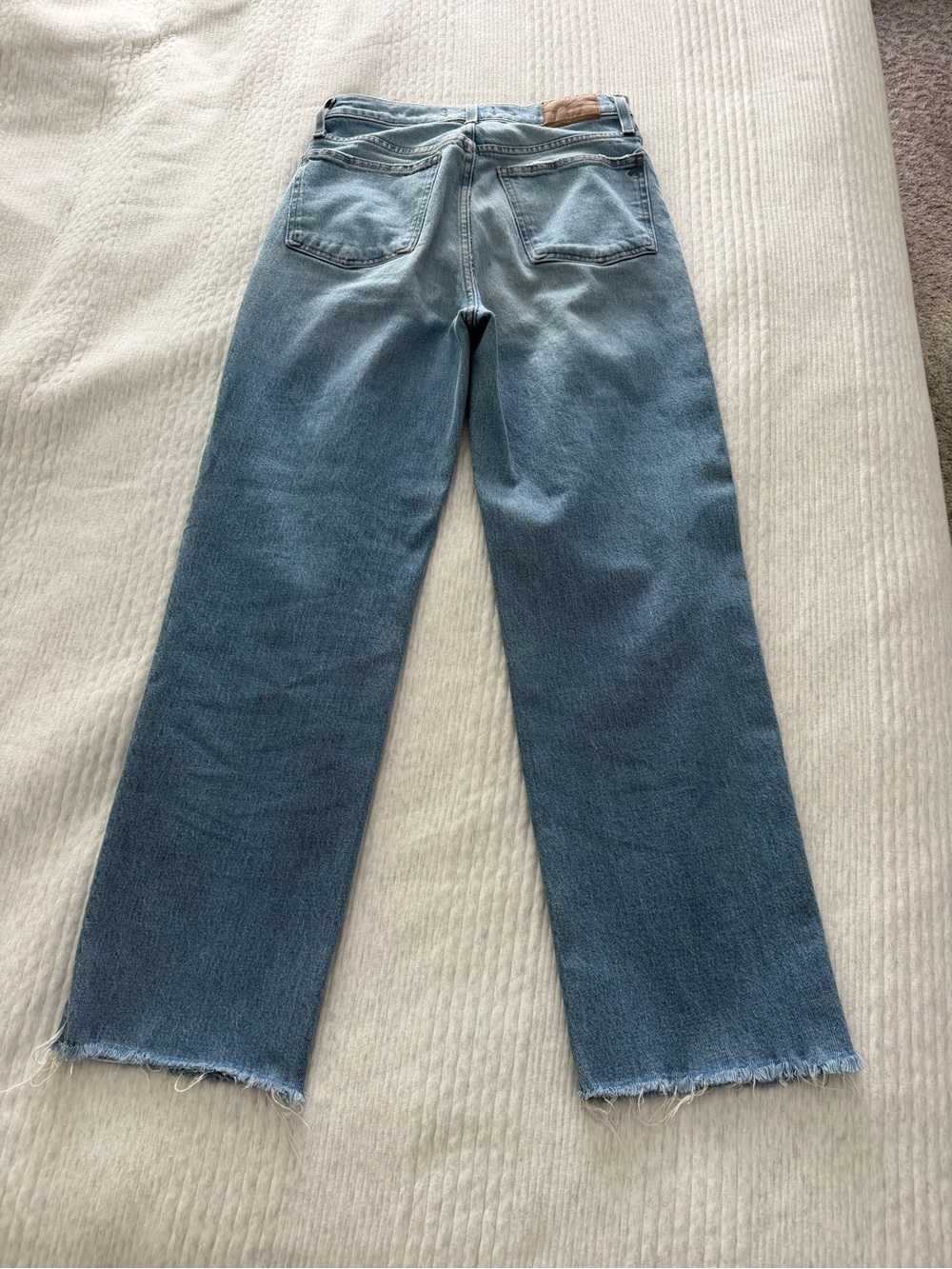 Madewell The Perfect Vintage Wide Leg Crop Jean 28T - Picture 3 of 6